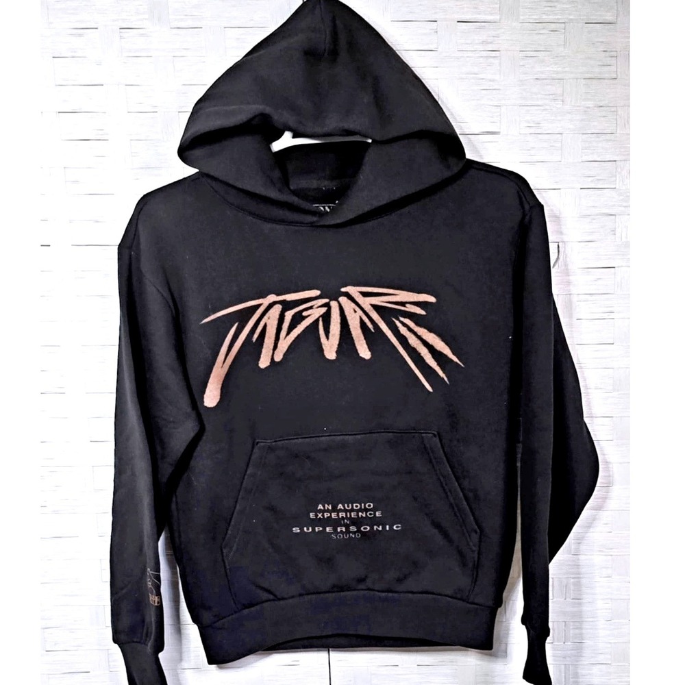 Jaguar II Victoria Monet Black Print Hoodie Size Small